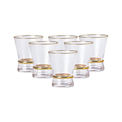 6 Piece Tumbler Set Clear
