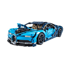 4031 Piece Car Building Block Set Blue