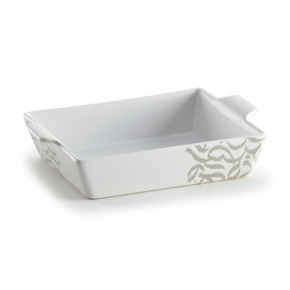 26cm Calligraphy Casserole White