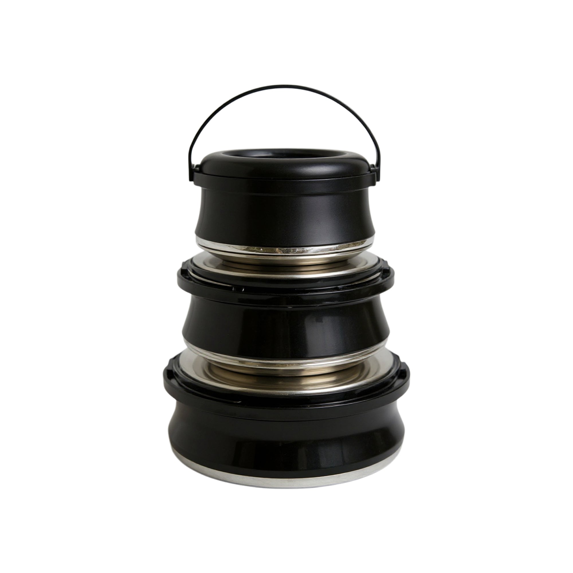 4 Piece Hot Pot Set Black