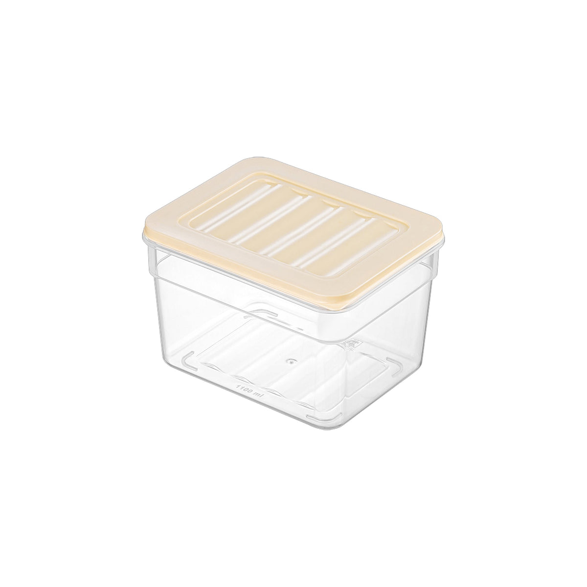1100ml Fresh Box Container Cream