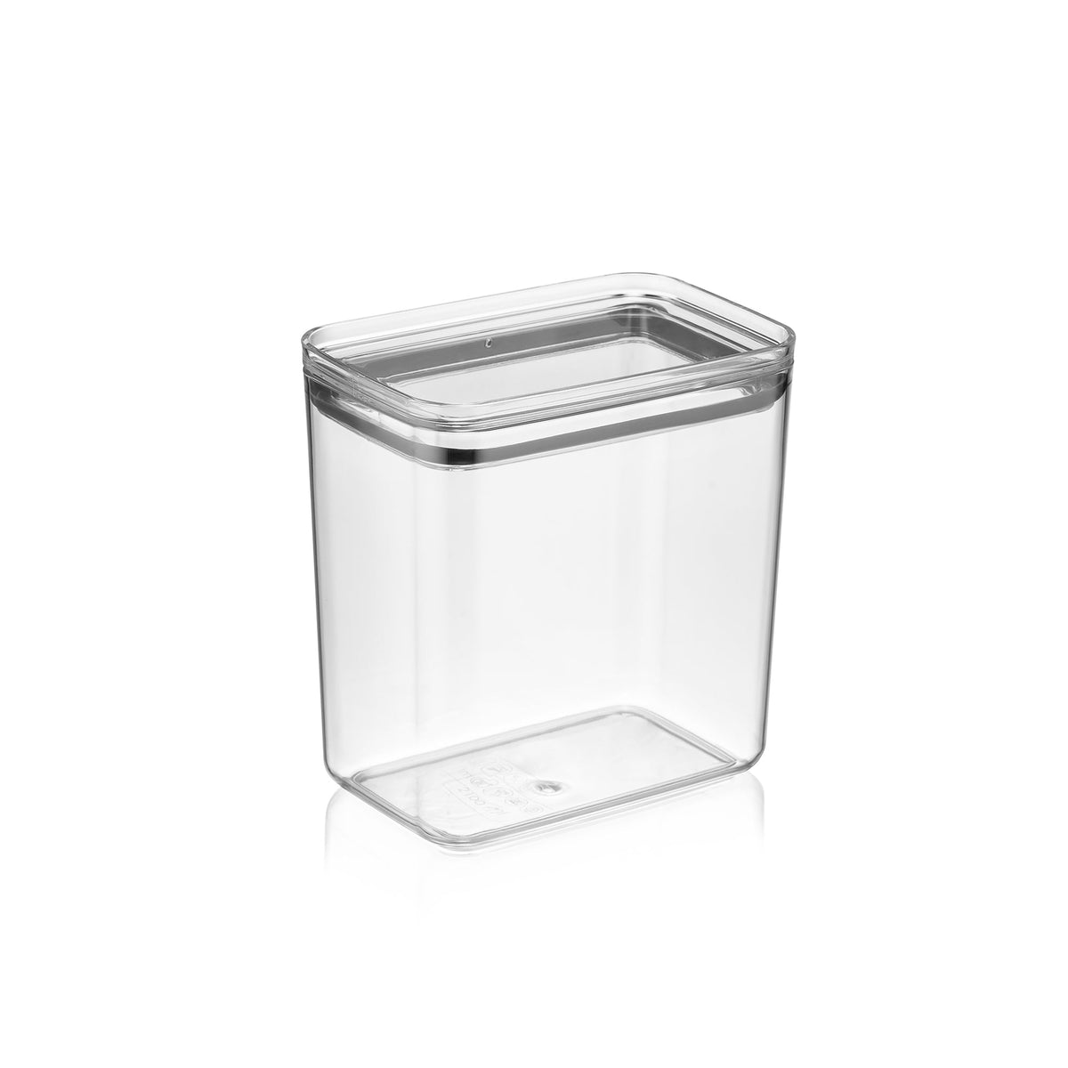 2.1Lt Rectangular Airtight Food Container Grey